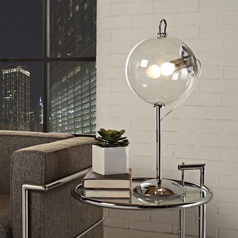 REEVES Transparent Glass Lamp - Radical Homes Singapore