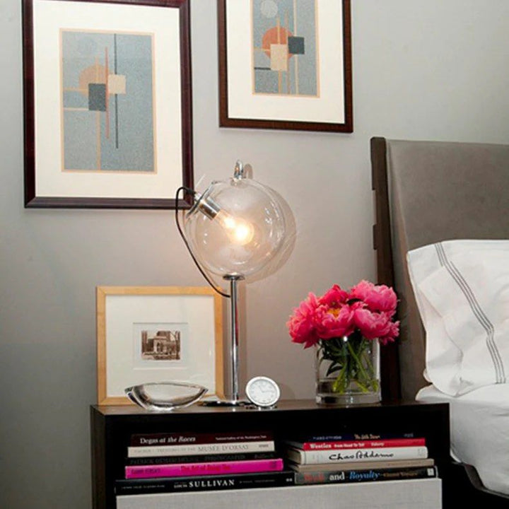 SOLENNE Transparent Glass Lamp - Cassa Haus Singapore