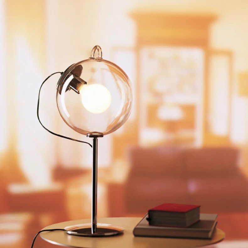 SOLENNE Transparent Glass Lamp - Cassa Haus Singapore