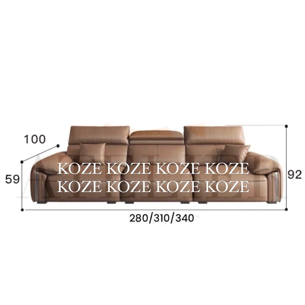 TORAI Modern Leather Sectional Sofa - Cassa Haus Singapore