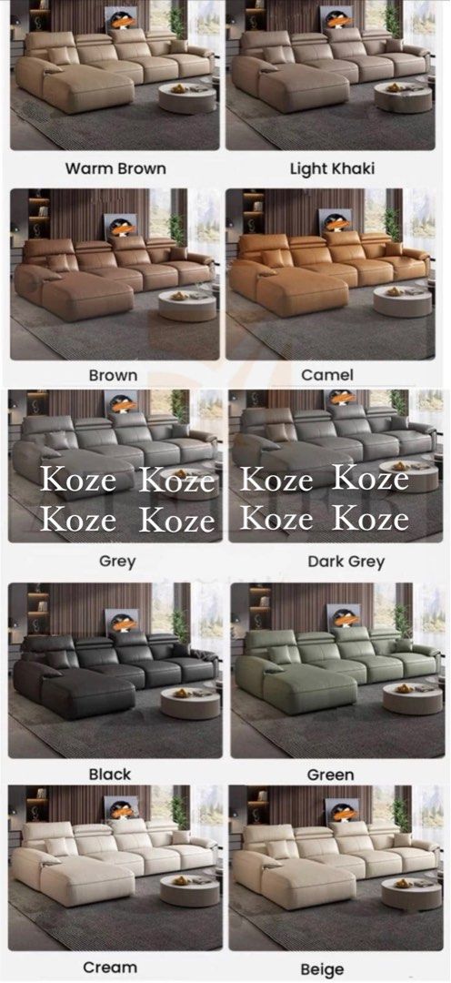 TORAI Modern Leather Sectional Sofa - Cassa Haus Singapore