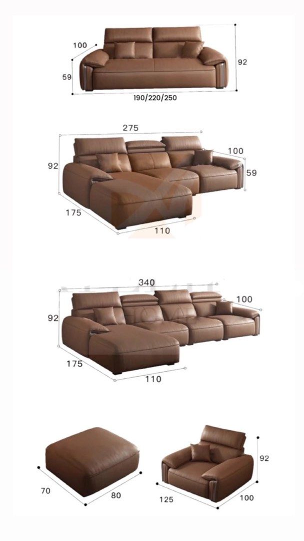 TORAI Modern Leather Sectional Sofa - Cassa Haus Singapore