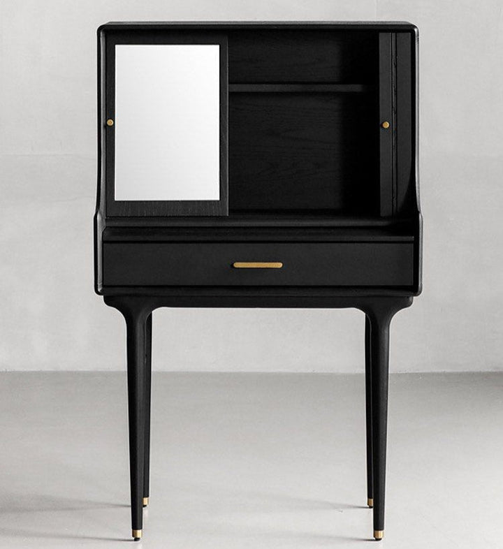 REMES Rustic Solid Wood Vanity Table - Radical Homes Singapore