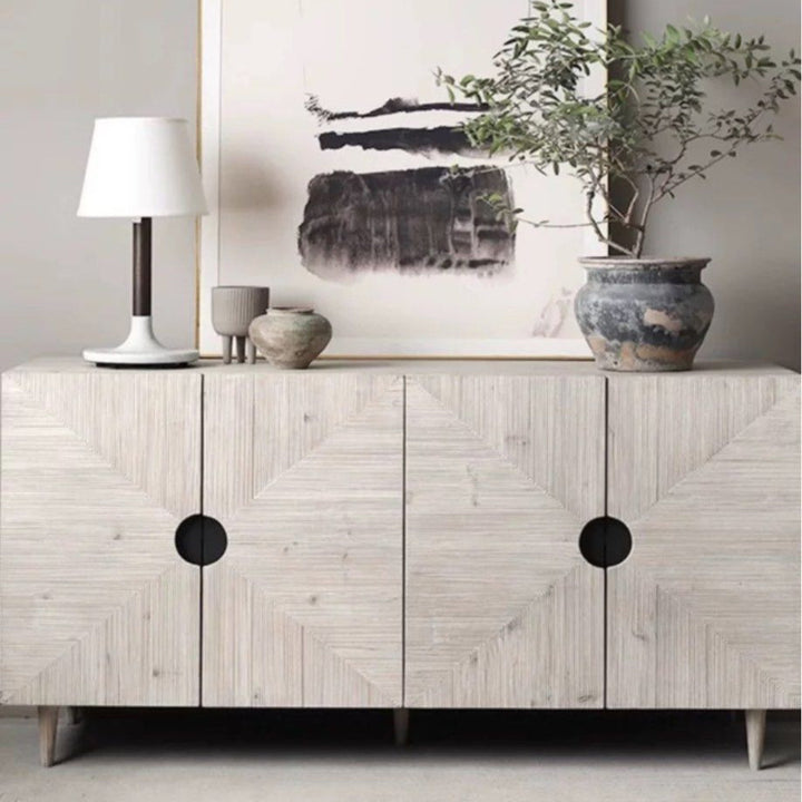 CELAVIE Solid Wood Sideboard - Radical Homes Singapore