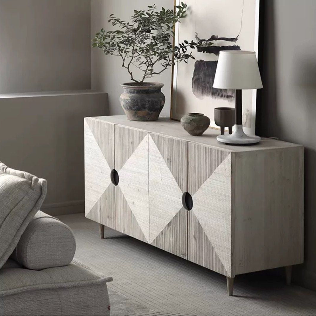 CELAVIE Solid Wood Sideboard - Radical Homes Singapore