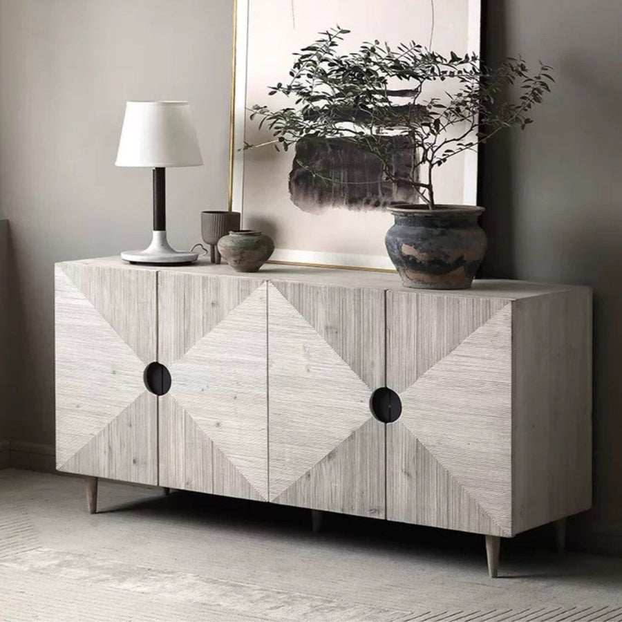 CELAVIE Solid Wood Sideboard - Radical Homes Singapore