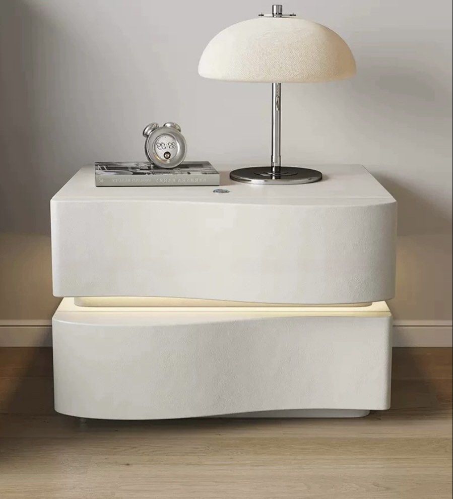 ROBIN Modern LED Bedside Table - Radical Homes Singapore
