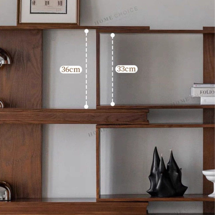 JOANA Extendable Solid Wood Display Shelf - Radical Homes Singapore