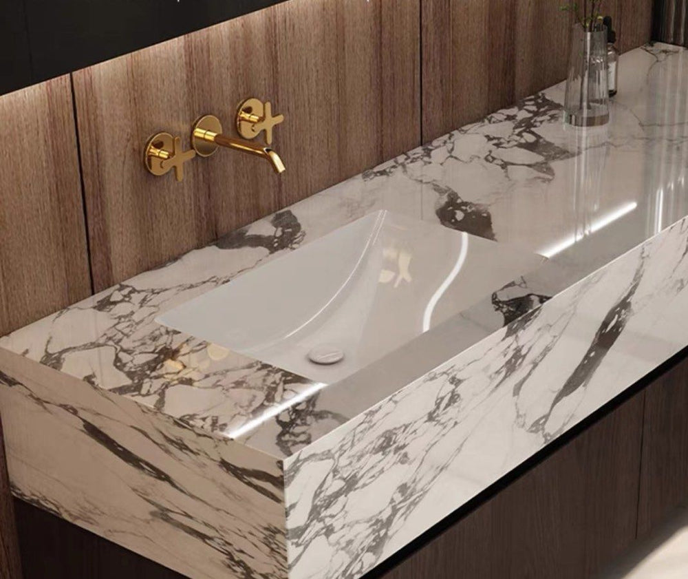 RONSON Modern Marble Bathroom Vanity Set - Radical Homes Singapore
