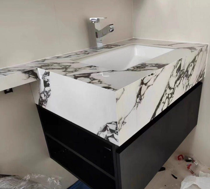 RONSON Modern Marble Bathroom Vanity Set - Radical Homes Singapore