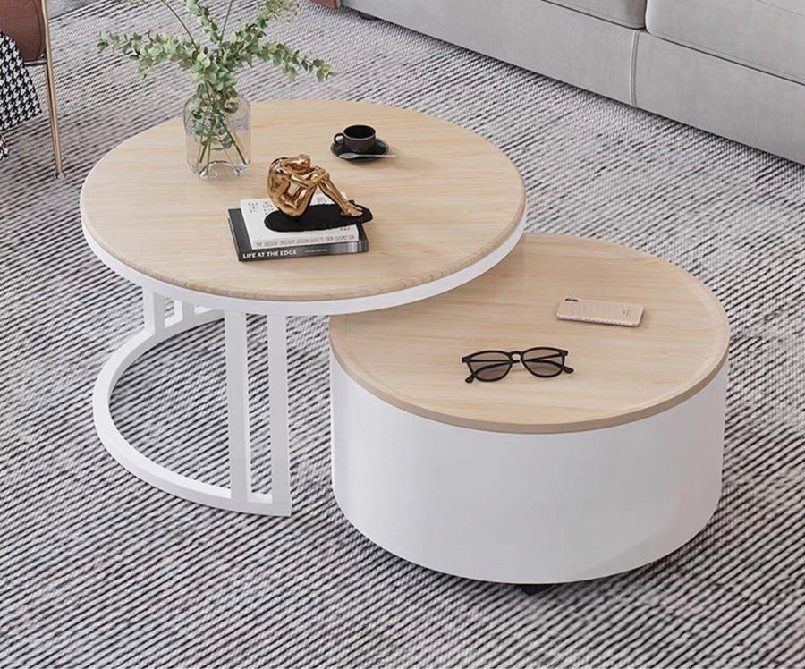 LAYTON Round Coffee Table - Radical Homes Singapore