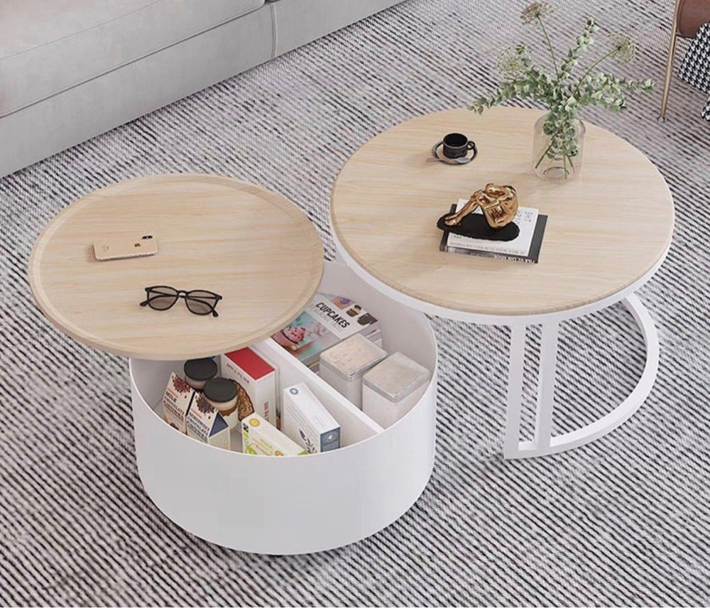 LAYTON Round Coffee Table - Radical Homes Singapore