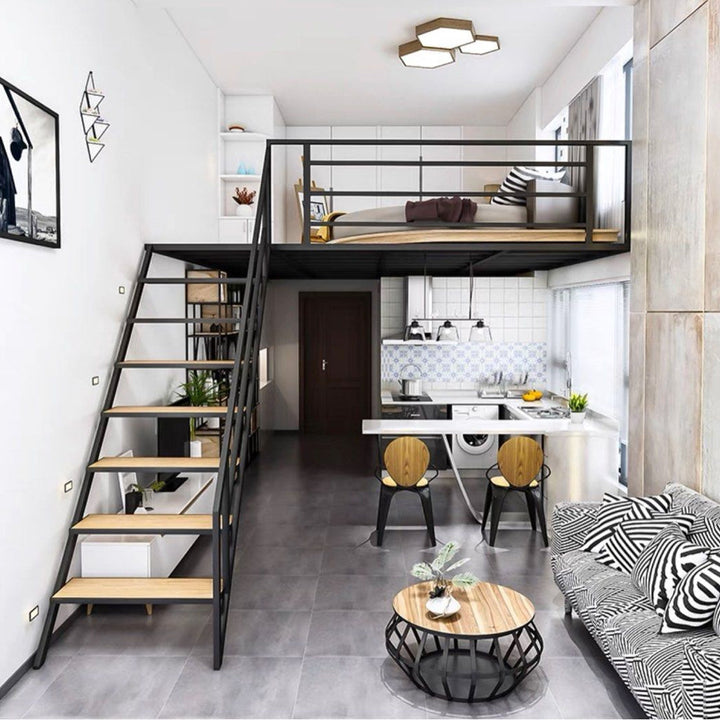 ROSS Modern Loft Bedframe - Radical Homes Singapore