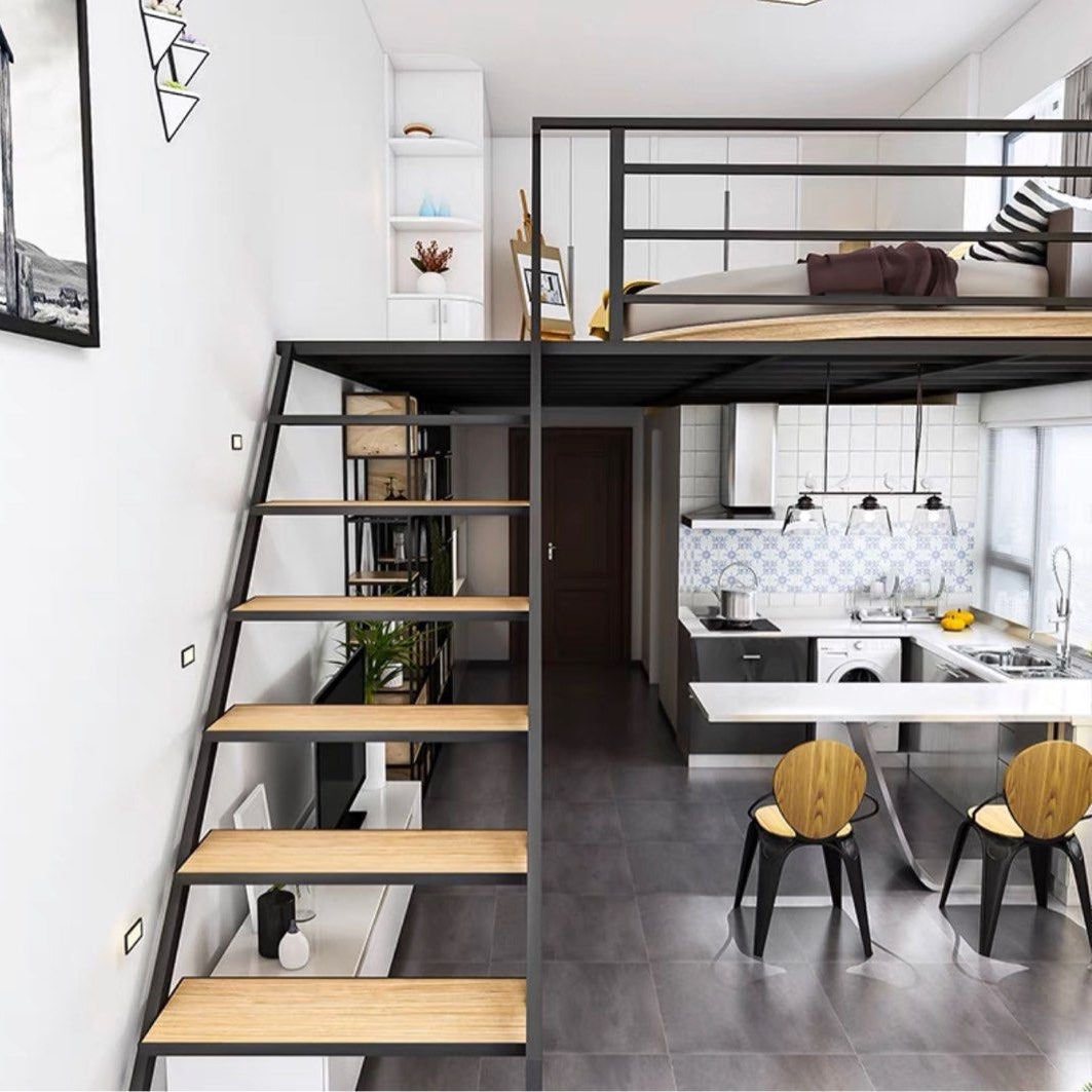 ROSS Modern Loft Bedframe - Radical Homes Singapore