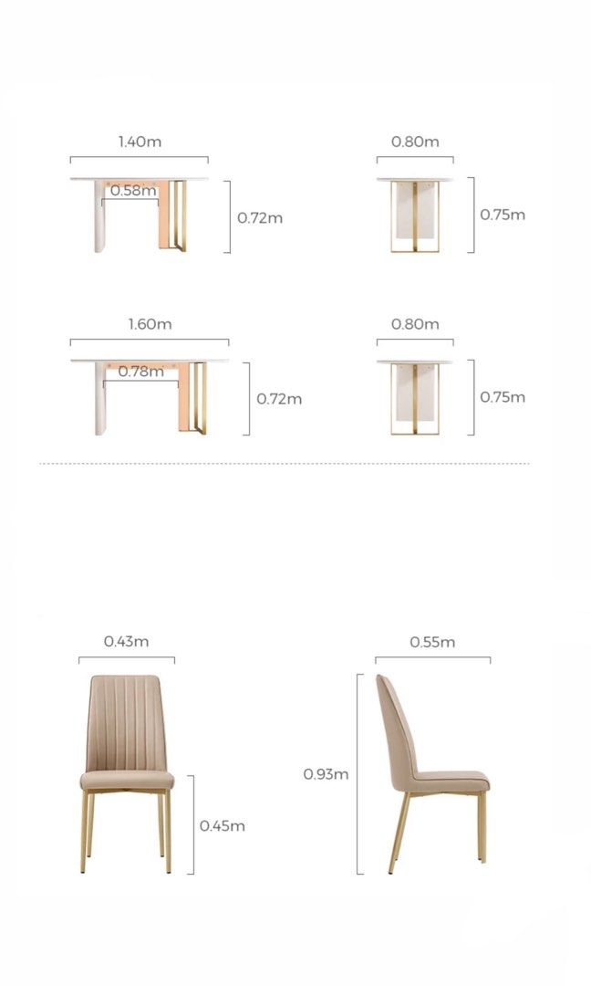 LITHORA Modern Sintered Stone Dining Table - Cassa Haus Singapore