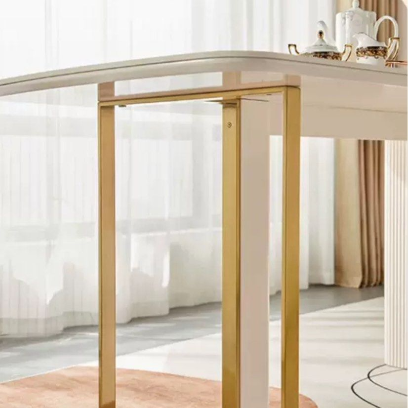 LITHORA Modern Sintered Stone Dining Table - Cassa Haus Singapore