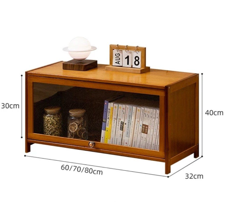 RIVAN Rustic Modular TV Console - Radical Homes Singapore