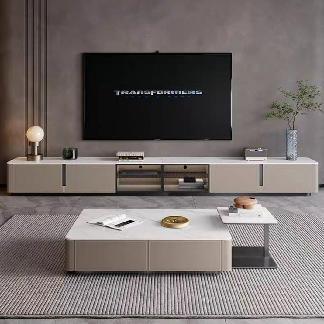 ERSO Modern Sintered Stone TV Console - Radical Homes Singapore
