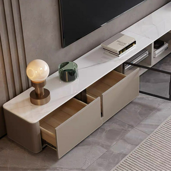 ERSO Modern Sintered Stone TV Console - Radical Homes Singapore