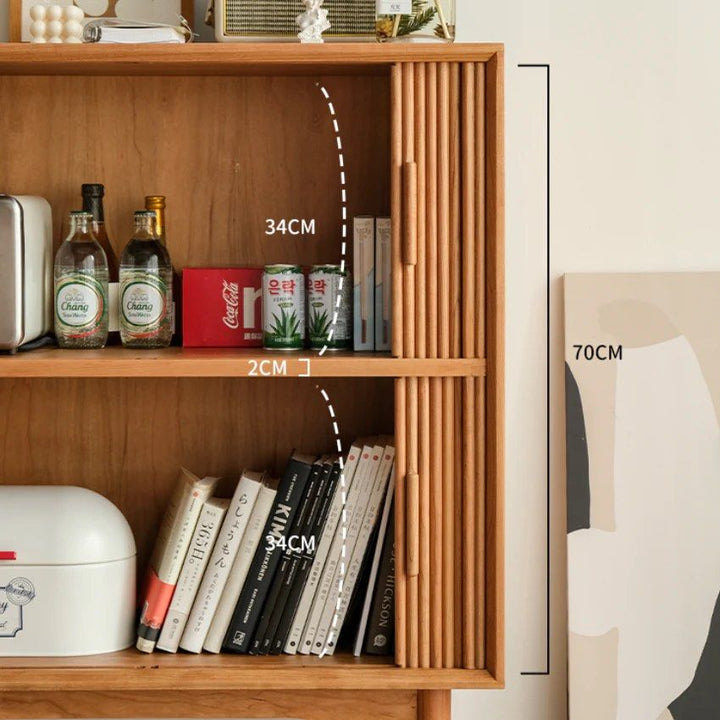 RUTO Wood Bookcase & Cabinet - Radical Homes Singapore