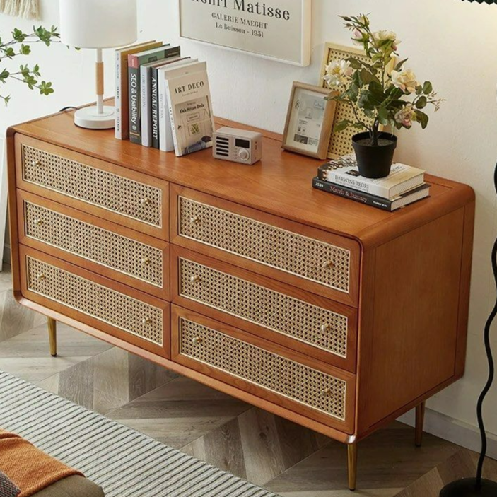 DAMOCLES Wood Drawer Chest - Radical Homes Singapore