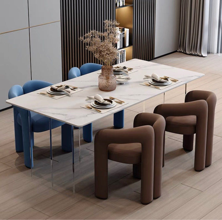KENOBI Modern Velvet Dining Chair - Radical Homes Singapore
