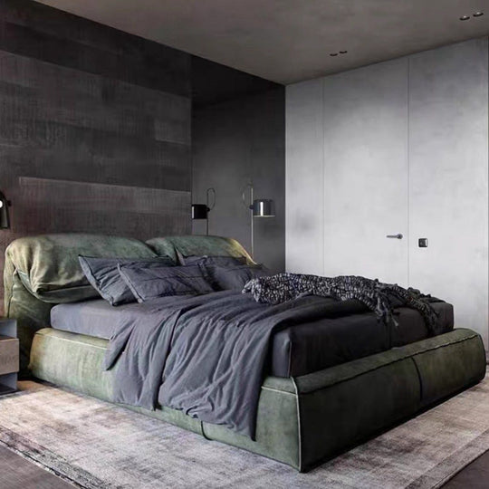 CORVAN Modern Fabric Bedframe - Cassa Haus Singapore