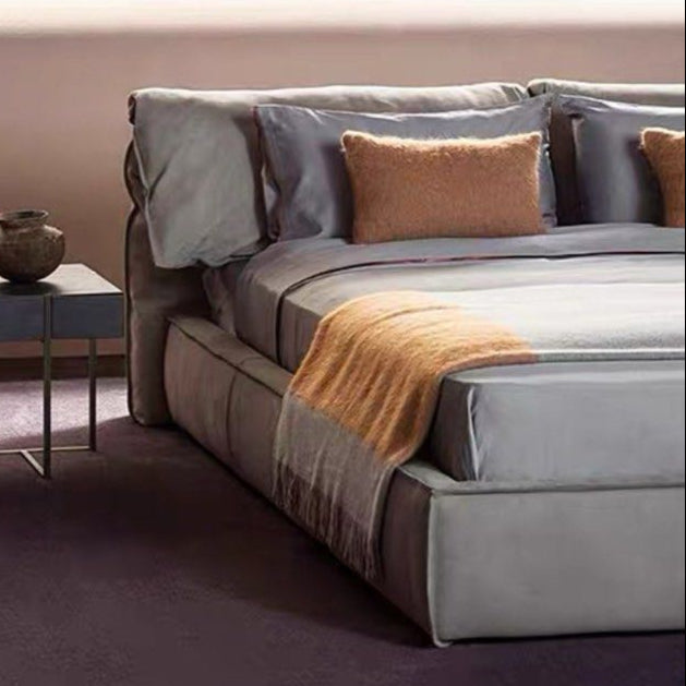 CORVAN Modern Fabric Bedframe - Cassa Haus Singapore