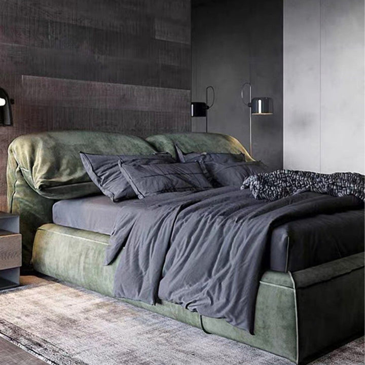 CORVAN Modern Fabric Bedframe - Cassa Haus Singapore
