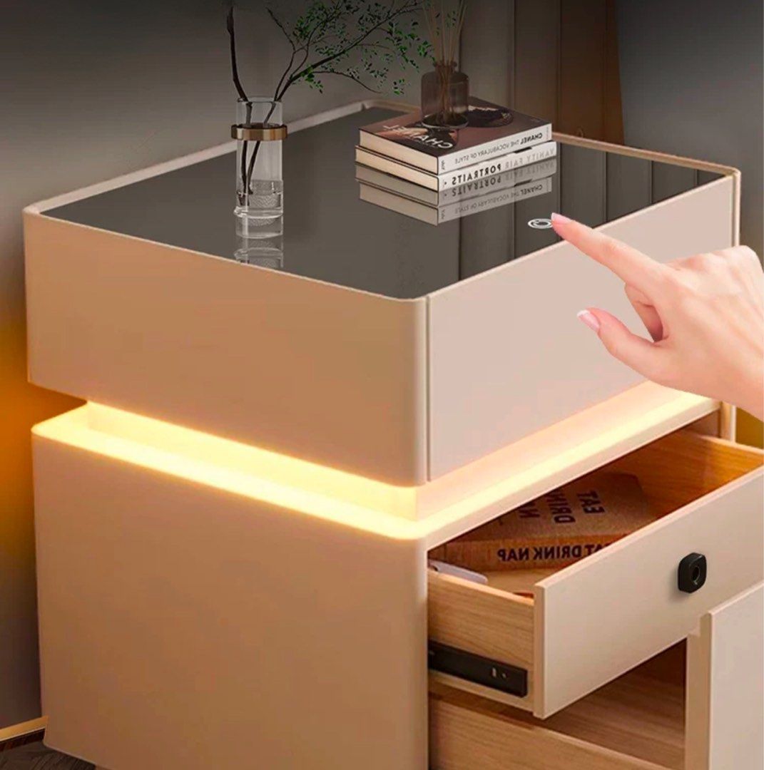 SAFFOE Modern Bedside Table - Radical Homes Singapore