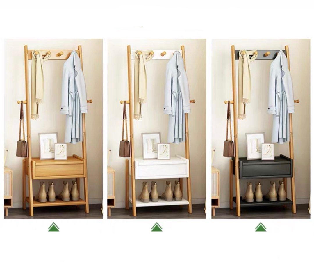 DORIVAL Minimalist Solid Wood Ladder Shelf - Radical Homes Singapore