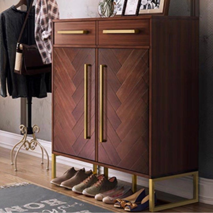 ACAVIER Herringbone Shoe Cabinet - Cassa Haus Singapore