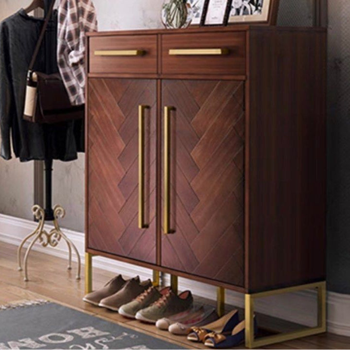 ACAVIER Herringbone Shoe Cabinet - Cassa Haus Singapore