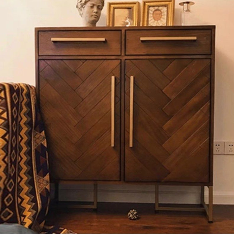 ACAVIER Herringbone Shoe Cabinet - Cassa Haus Singapore