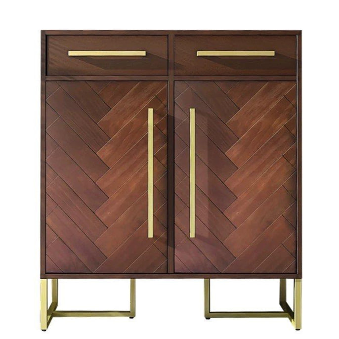 ACAVIER Herringbone Shoe Cabinet - Cassa Haus Singapore