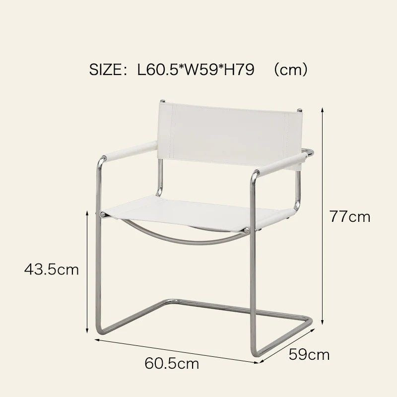 ELDREN Leather Dining Armchair (Set of 2) - Cassa Haus Singapore
