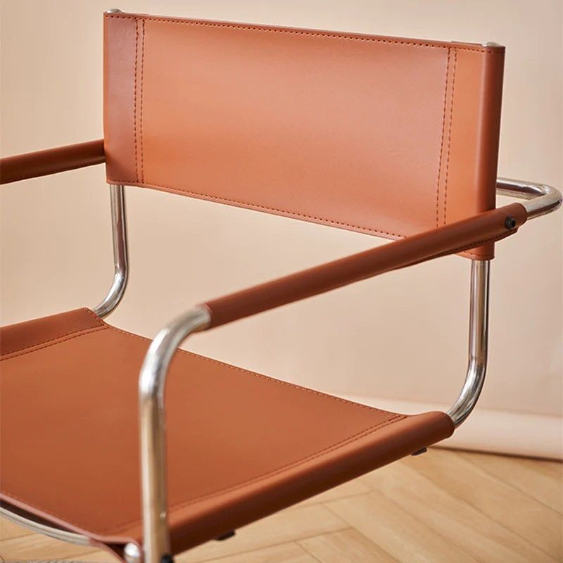 ELDREN Leather Dining Armchair (Set of 2) - Cassa Haus Singapore