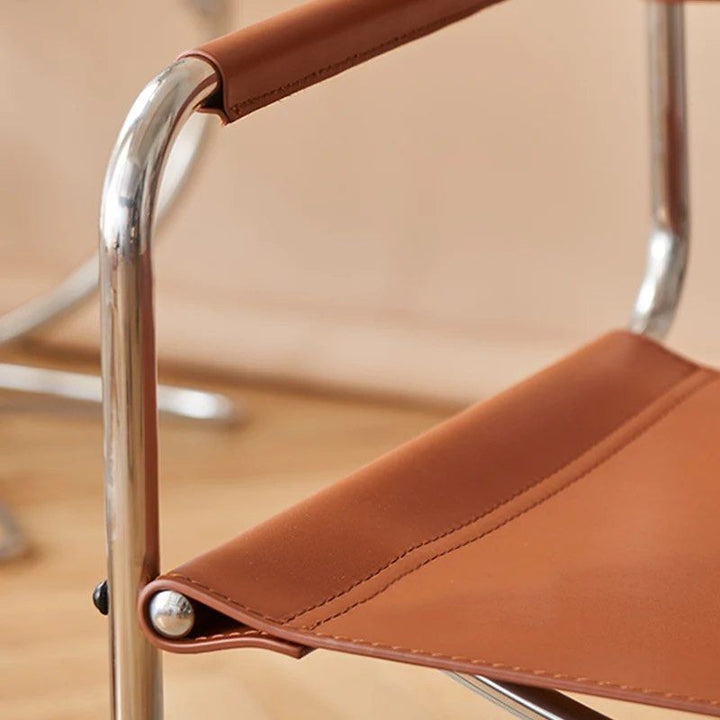 ELDREN Leather Dining Armchair (Set of 2) - Cassa Haus Singapore