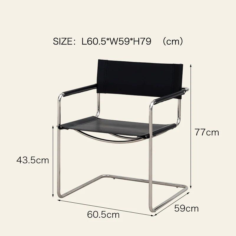 ELDREN Leather Dining Armchair (Set of 2) - Cassa Haus Singapore