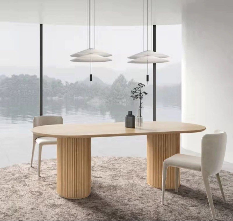 REVERTO Solid Wood Dining Table - Radical Homes Singapore