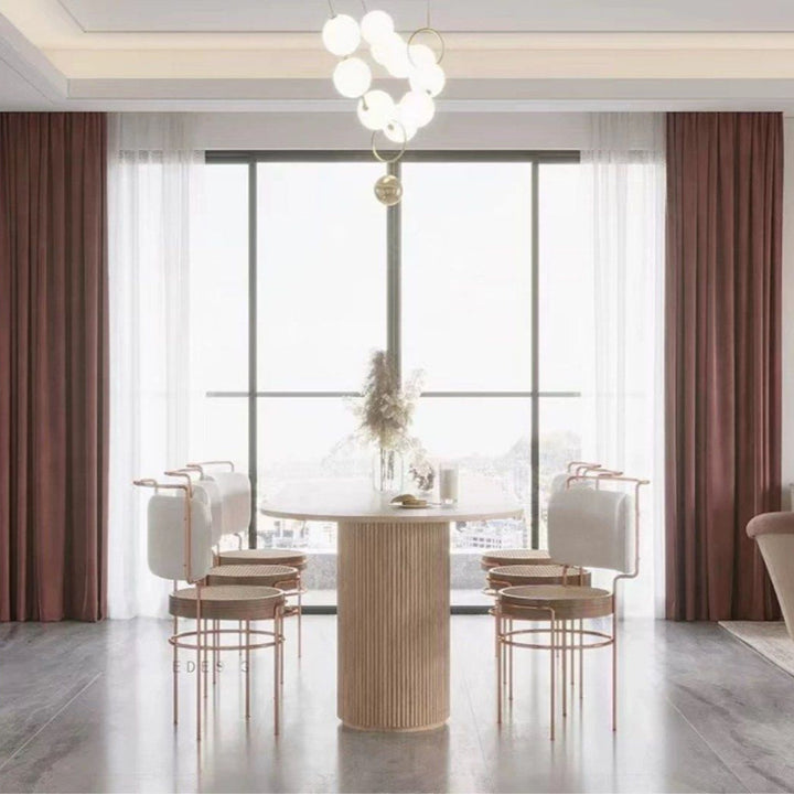REVERTO Solid Wood Dining Table - Radical Homes Singapore