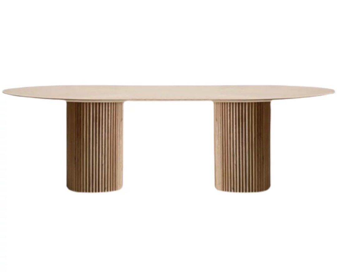 REVERTO Solid Wood Dining Table - Radical Homes Singapore