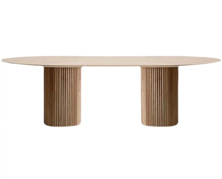 REVERTO Solid Wood Dining Table - Radical Homes Singapore