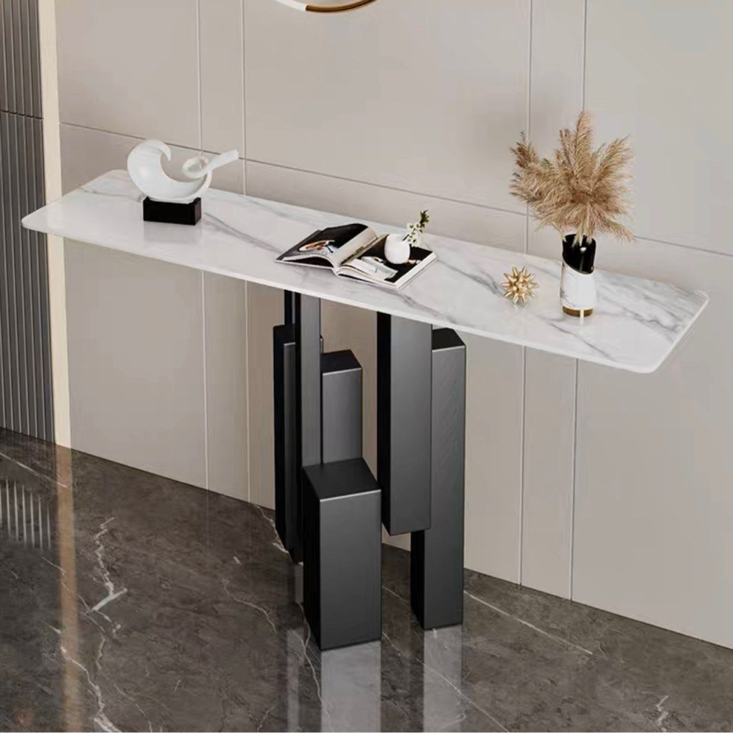 YULIA Marble Console Table - Radical Homes Singapore