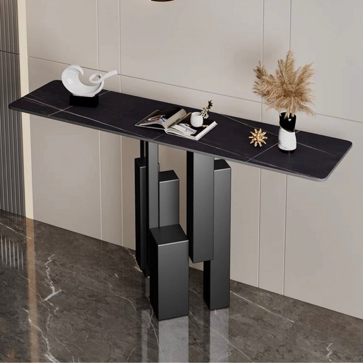 YULIA Marble Console Table - Radical Homes Singapore