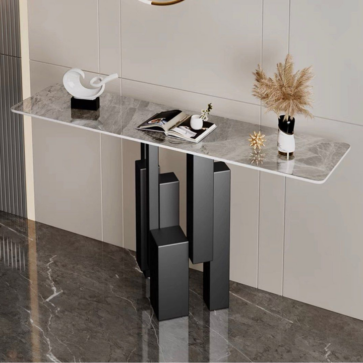 YULIA Marble Console Table - Radical Homes Singapore