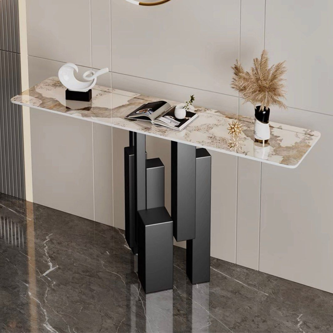 YULIA Marble Console Table - Radical Homes Singapore
