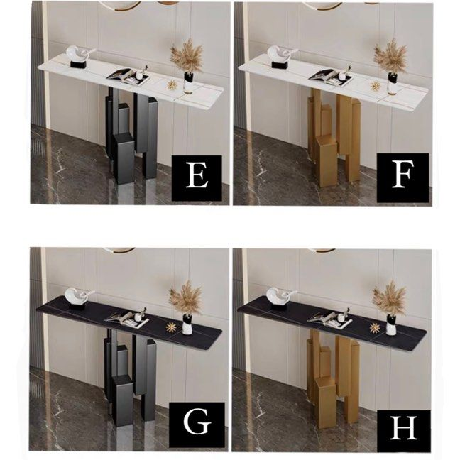 YULIA Marble Console Table - Radical Homes Singapore