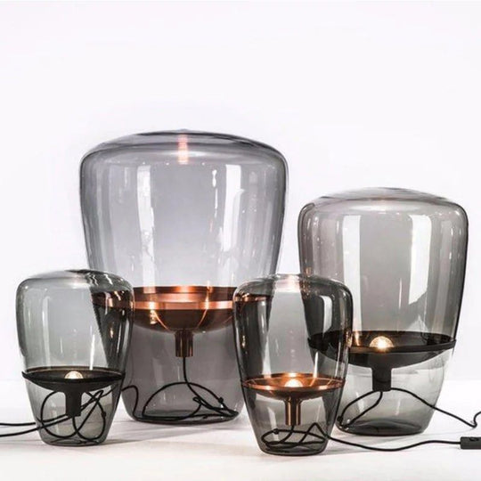 ELDRIA Glass Shade Table Lamp - Cassa Haus Singapore