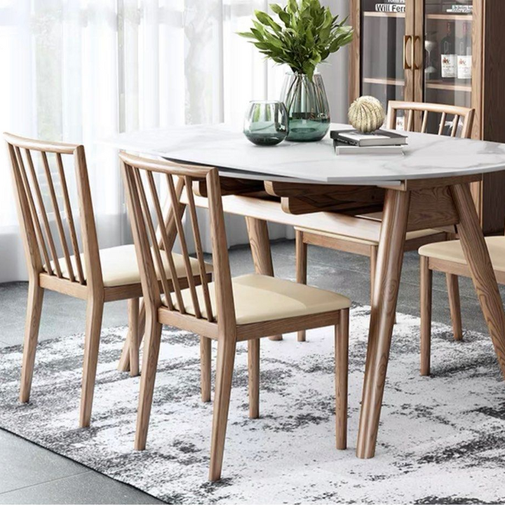 SHEPHERD Modern Round Extendable Dining Table - Radical Homes Singapore